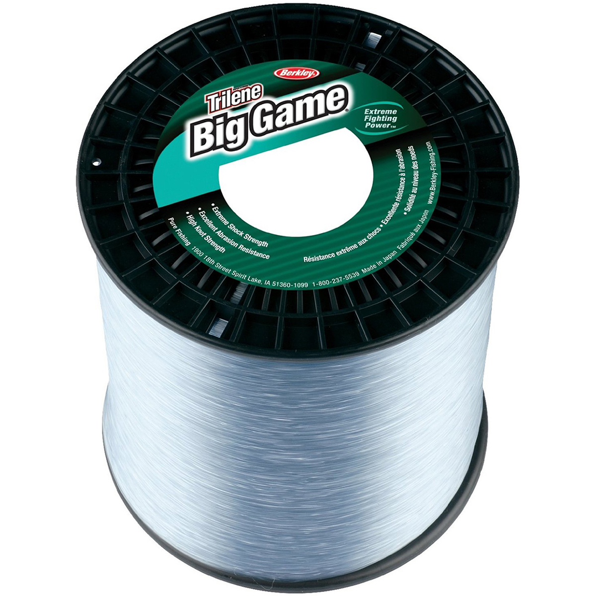 Berkley Trilene® Big Game™ Monofilament Fishing Line, Clear, 20 lb Test Strength, 2600 yd